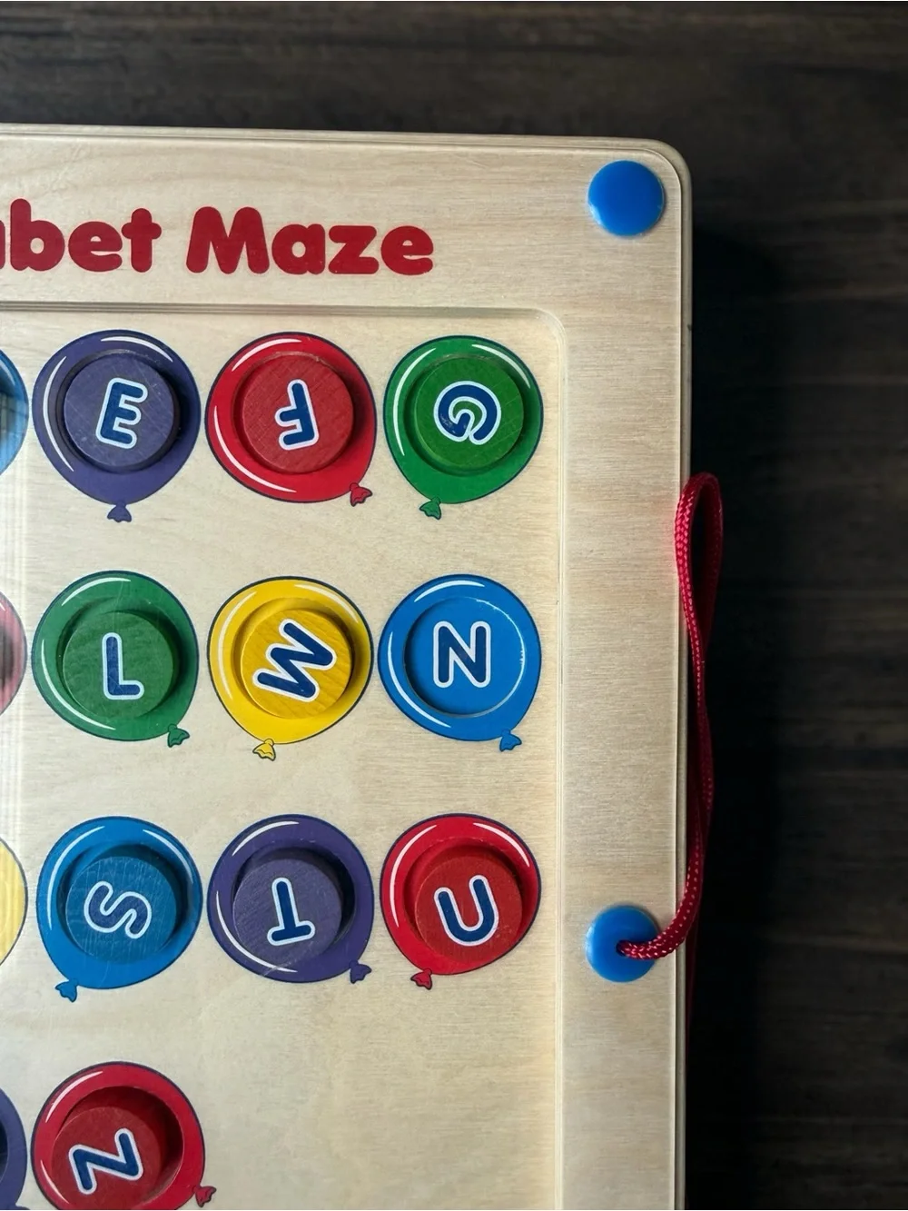 Magnetic Alphabet Maze